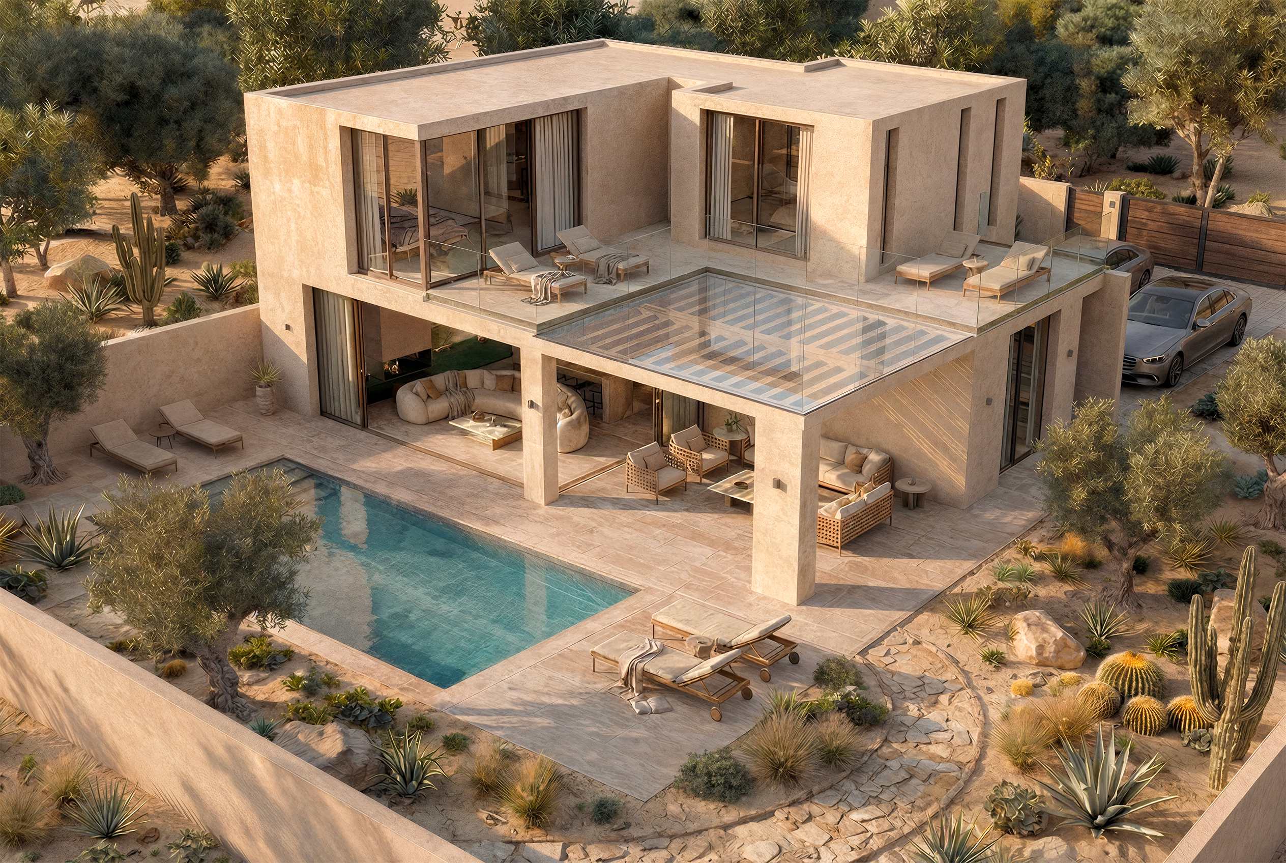 Villa 3 chambres à 3 façades — Marrakech